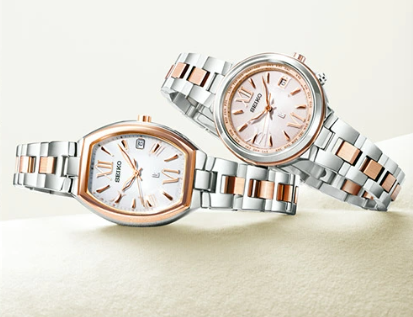 SEIKO エクセリーヌ レディース腕時計 青針 白文字盤 トノー型 SEIKO エクセリーヌ レディース腕時計 青針 白文字盤 トノー型