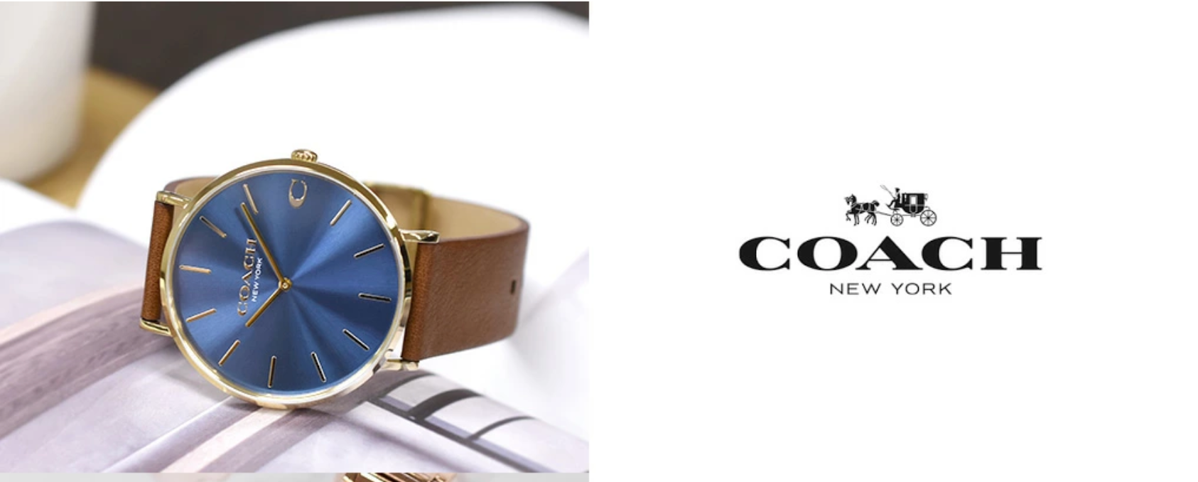 美品！ COACH ブラック 馬車デザイン 時計 美品！ COACH ブラック 馬車デザイン 時計