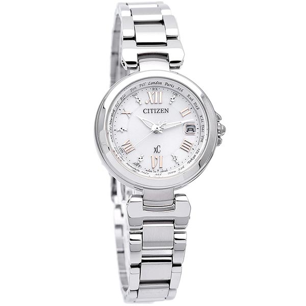 シチズン クロスシー XC ハッピーフライト ワールドタイム ソーラー電波 EC1030-50A レディース