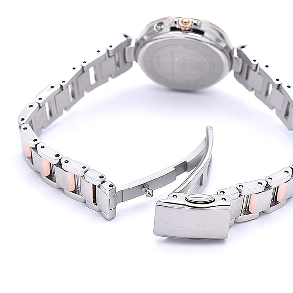 シチズン クロスシー XC ハッピーフライト ワールドタイム ソーラー電波 EC1034-59W レディース