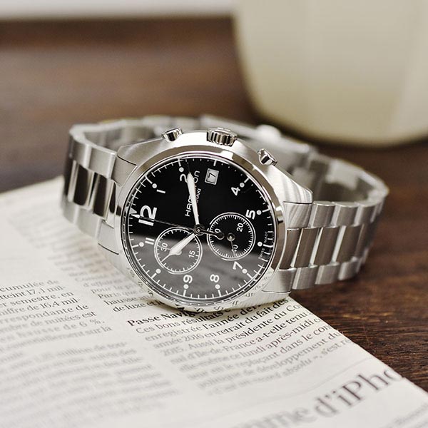 ハミルトン カーキ HAMILTON アビエーション パイロット パイオニア クロノグラフ H76512133 メンズ