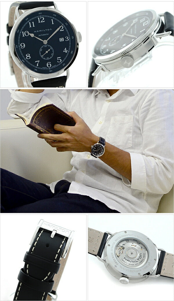 ハミルトン カーキ HAMILTON ネイビーパイオニア H78415733 メンズ