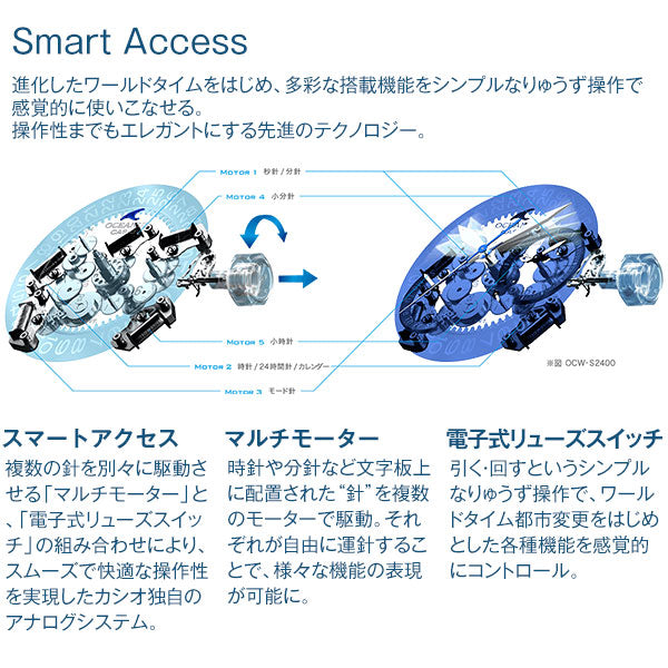 カシオ オシアナス OCEANUS オシアナス OCW-T150-1AJF メンズ