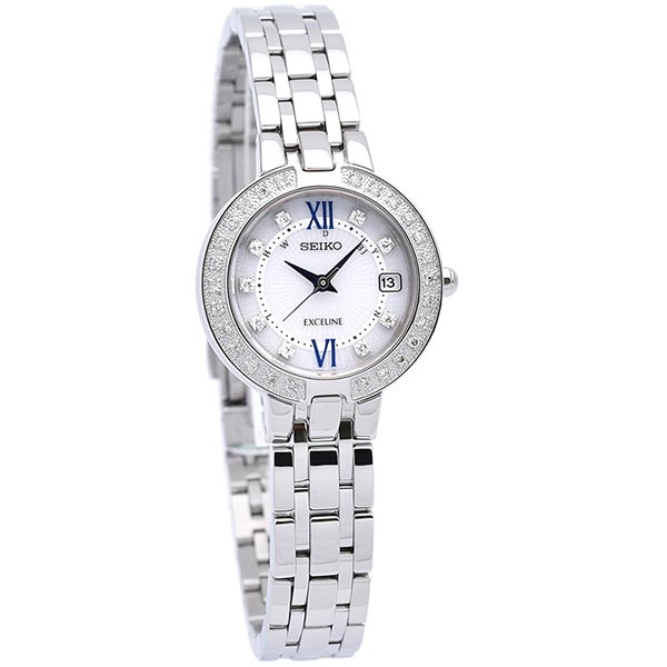 セイコー ドルチェ&エクセリーヌ DOLCE&EXCELINE ソーラー電波 10気圧防水 SWCW083 レディース