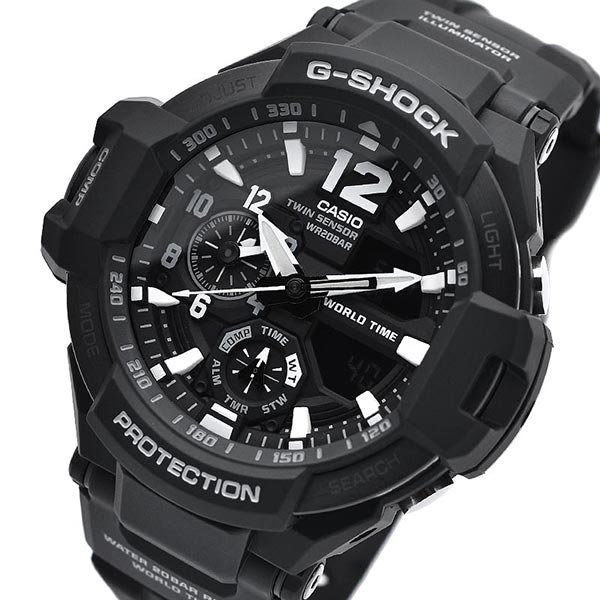 カシオ Gショック G-SHOCK スカイコックピット GA-1100-1AJF メンズ