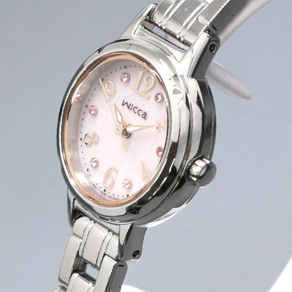 【お得な美品中古あり】シチズン ウィッカ wicca ソーラー KH9-914-93 レディース 腕時計 時計