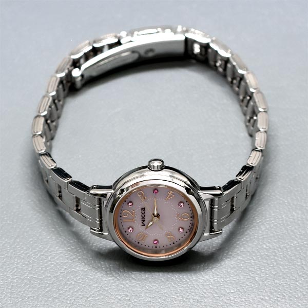 シチズン ウィッカ wicca ソーラー エコドライブ KH9-914-93 レディース 腕時計 時計 ピンクダイヤル メタルバンド
