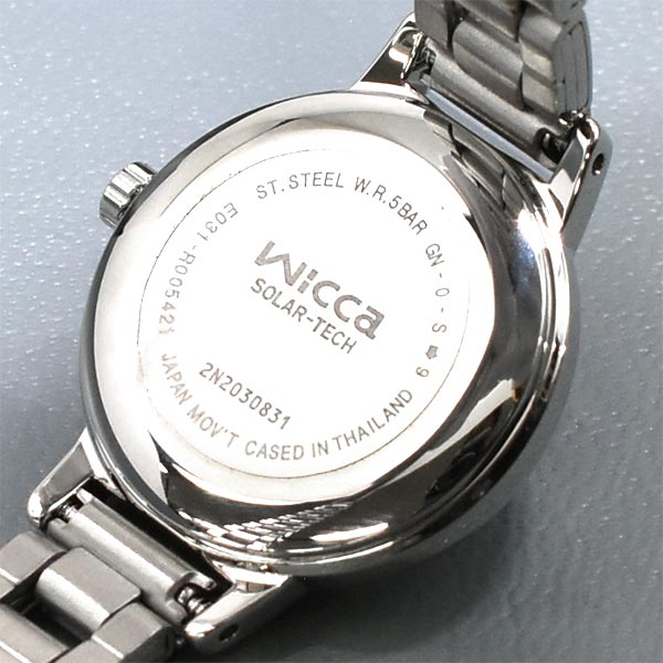 シチズン ウィッカ wicca ソーラー エコドライブ KH9-914-93 レディース 腕時計 時計 ピンクダイヤル メタルバンド