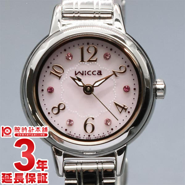シチズン ウィッカ wicca ソーラー エコドライブ KH9-914-93 レディース 腕時計 時計 ピンクダイヤル メタルバンド