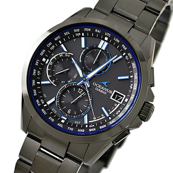 カシオ オシアナス OCEANUS ソーラー電波 クロノグラフ OCW-T2600B-1AJF メンズ