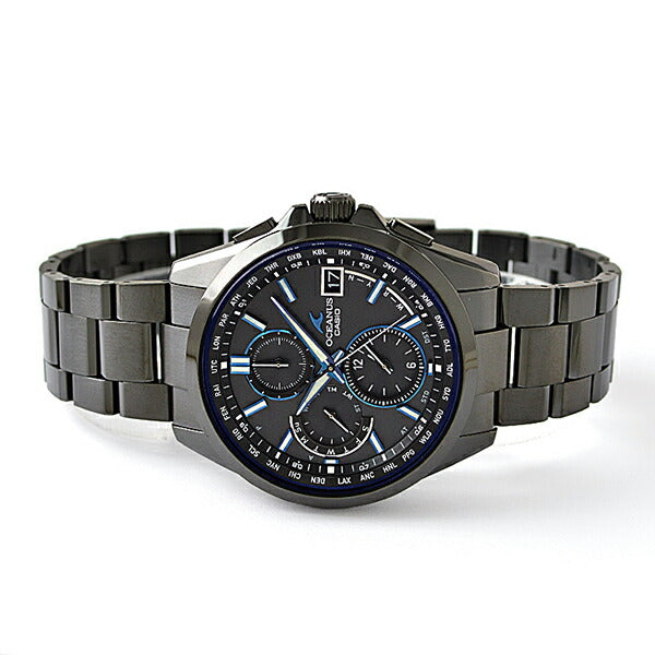 カシオ オシアナス OCEANUS ソーラー電波 クロノグラフ OCW-T2600B-1AJF メンズ