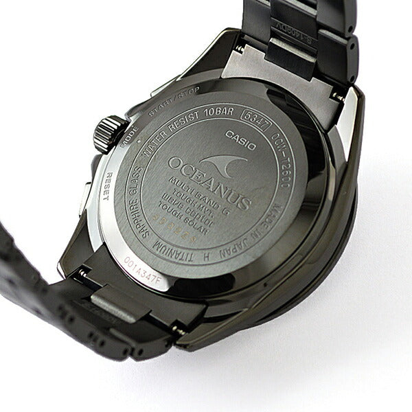 カシオ オシアナス OCEANUS ソーラー電波 クロノグラフ OCW-T2600B-1AJF メンズ