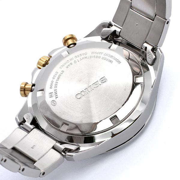 セイコーセレクション SEIKOSELECTION 10気圧防水 ゴールド×シルバー SBTR015 メンズ