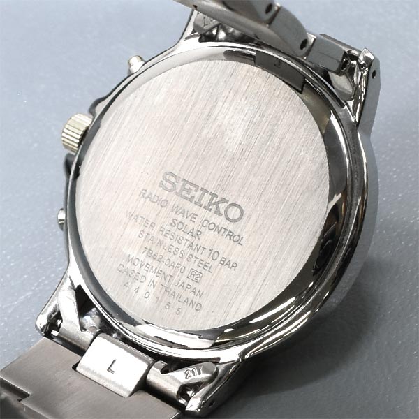 【お得な美品中古あり】セイコーセレクション SEIKOSELECTION ソーラー電波 10気圧防水 SBTM170 メンズ 腕時計 時計