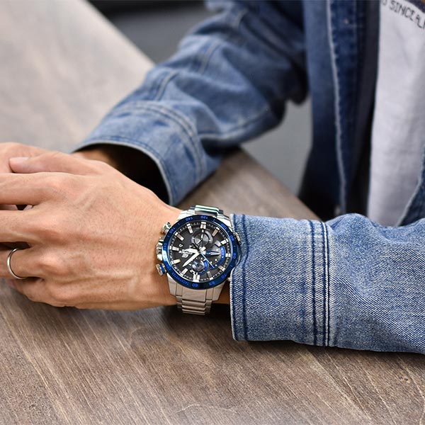 カシオ エディフィス EDIFICE Bluetooth搭載 EQB-800DB-1AJF メンズ