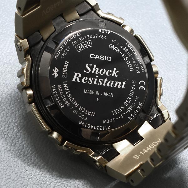 【お得な美品中古あり】カシオ Gショック G-SHOCK Bluetooth ソーラー電波 GMW-B5000GD-9JF メンズ
