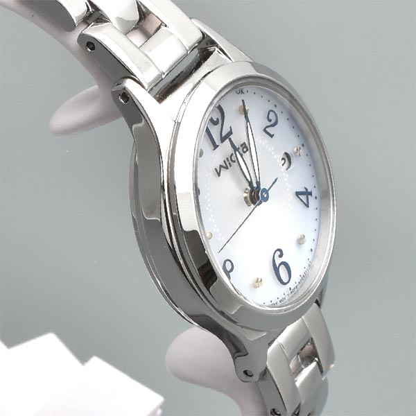 【お得な美品中古あり】シチズン ウィッカ wicca ハッピーダイアリー ソーラー電波 KS1-210-91 レディース