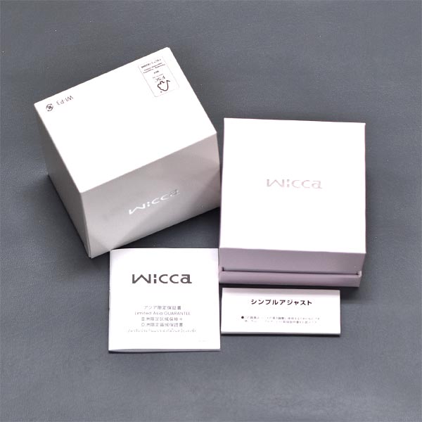 【お得な美品中古あり】シチズン ウィッカ wicca ハッピーダイアリー ソーラー電波 KS1-210-91 レディース