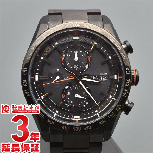 【お得な美品中古あり】シチズン アテッサ ATTESA エコ・ドライブ電波時計 AT8185-62E メンズ