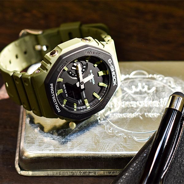 カシオ Gショック G-SHOCK Utility Color GA-2110SU-3AJF メンズ