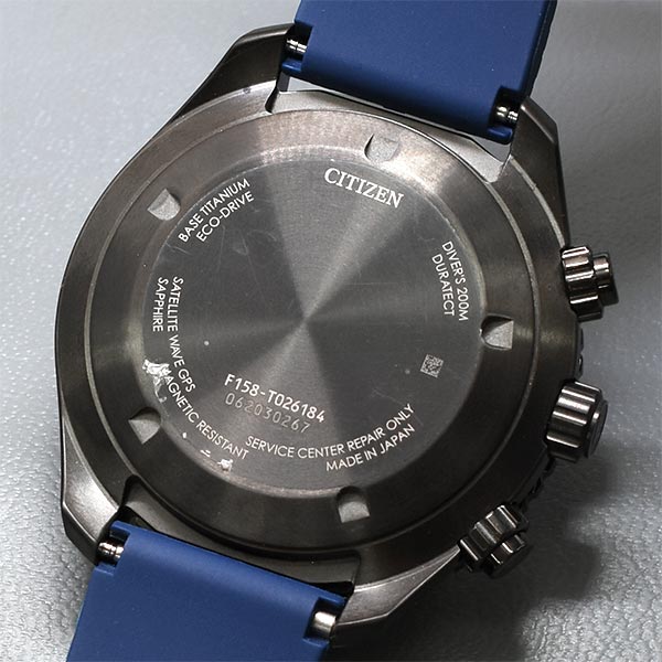 【お得な美品中古あり】シチズン プロマスター PROMASTER MARINEシリーズ ダイバー200m エコ・ドライブ GPS 延長バンド付 CC5006-06L メンズ