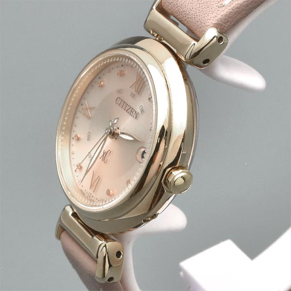 【お得な美品中古あり】シチズン クロスシー XC mizu collection エコ・ドライブ電波時計 Happy Flight Cal.H060 ES9462-07A レディース