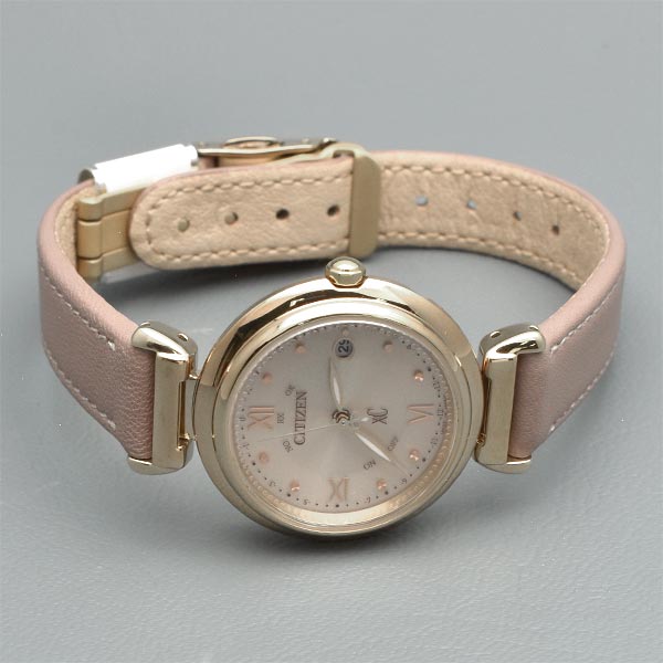 【お得な美品中古あり】シチズン クロスシー XC mizu collection エコ・ドライブ電波時計 Happy Flight Cal.H060 ES9462-07A レディース