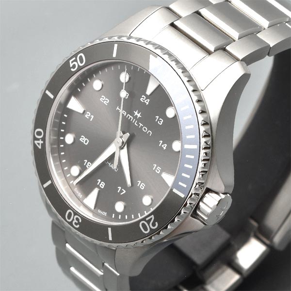 ハミルトン カーキ HAMILTON ネイビー スキューバ H82211181 メンズ