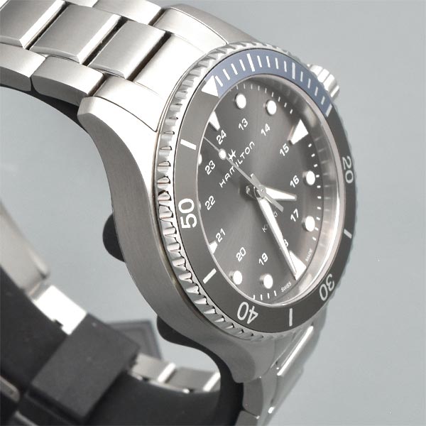 ハミルトン カーキ HAMILTON ネイビー スキューバ H82211181 メンズ