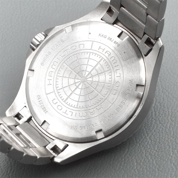 ハミルトン カーキ HAMILTON ネイビー スキューバ H82211181 メンズ