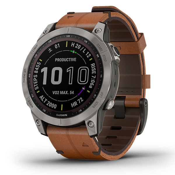 ガーミン GARMIN fenix 7 Sapphire DualPower Ti 010-02540-43 ユニセックス