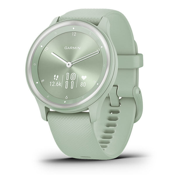 ガーミン GARMIN vivomove Sport Silver/CoolMint 010-02566-43 ユニセックス