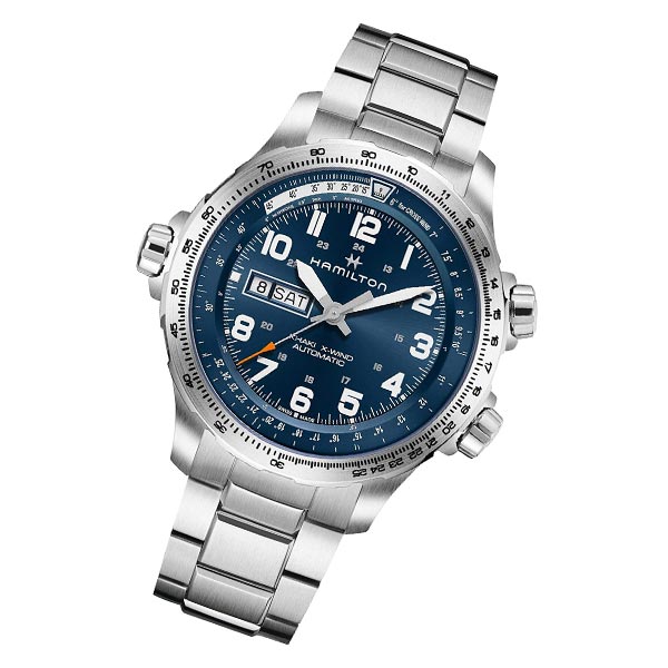 ハミルトン カーキ HAMILTON アビエーション X-Wind Day Date Auto H77765141 メンズ