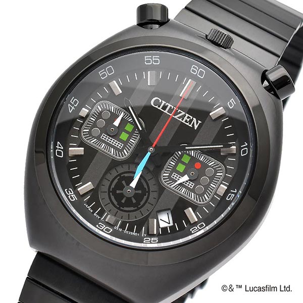 シチズン レコードレーベル RECORD LABEL ツノクロノ スター・ウォーズモデル 特定店限定モデル ダース・ベイダー 限定600本 AN3669-52E メンズ