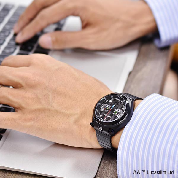 シチズン レコードレーベル RECORD LABEL ツノクロノ スター・ウォーズモデル 特定店限定モデル ダース・ベイダー 限定600本 AN3669-52E メンズ