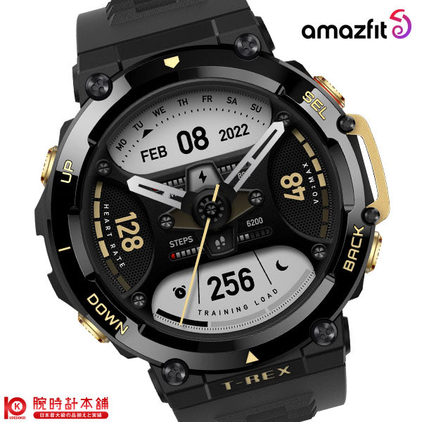 アマズフィット Amazfit T-Rex2 アストロブラック&ゴールド SP170045-AB ユニセックス