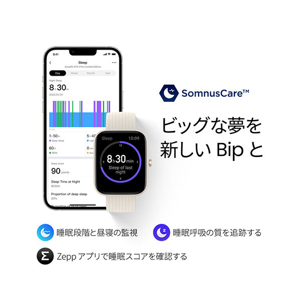 アマズフィット Amazfit Bip3 Pro SP170047-BK ユニセックス