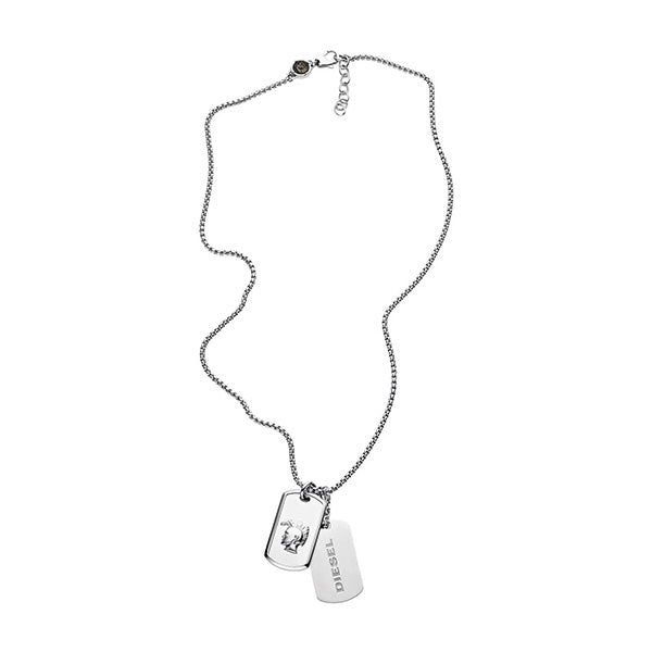 アクセサリー DIESEL ディーゼル ネックレス ドッグタグ DX1210040 メンズ