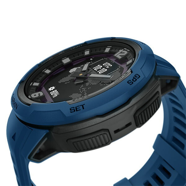 ガーミン GARMIN Instinct Crossover DualPower TidalBlue 010-02730-42 ユニセックス