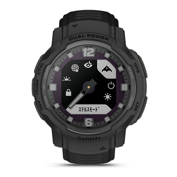 ガーミン GARMIN Instinct Crossover DualPower Tactical Edition 010-02730-40 ユニセックス