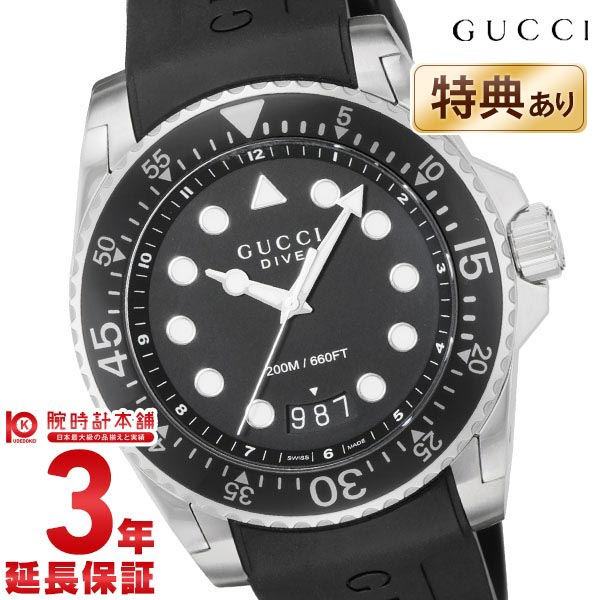 グッチ GUCCI DIVE ダイヴ YA136204B メンズ