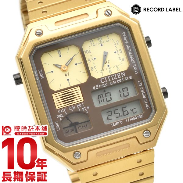 シチズン レコードレーベル RECORD LABEL 特定店限定モデル500本 JG2122-60W メンズ