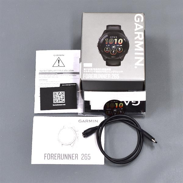 ガーミン GARMIN Forerunner 265 Black 010-02810-40 ユニセックス