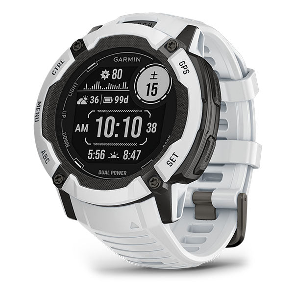 ガーミン GARMIN Instinct 2X Dual Power Whitestone 010-02805-42 ユニセックス