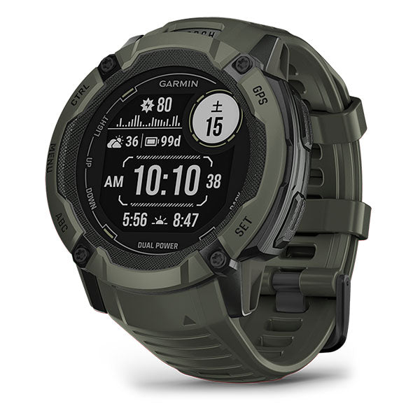 ガーミン GARMIN Instinct 2X Dual Power Moss 010-02805-52 ユニセックス