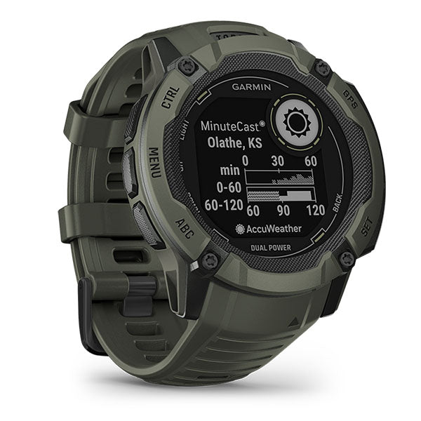 ガーミン GARMIN Instinct 2X Dual Power Moss 010-02805-52 ユニセックス