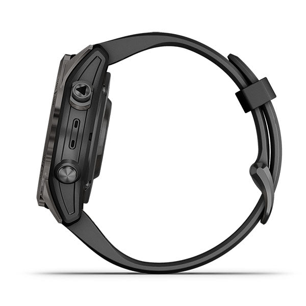 ガーミン GARMIN fenix 7S PRO Sapphire DualPower CarbonGray Titanium with BlackBand 010-02776-52 ユニセックス