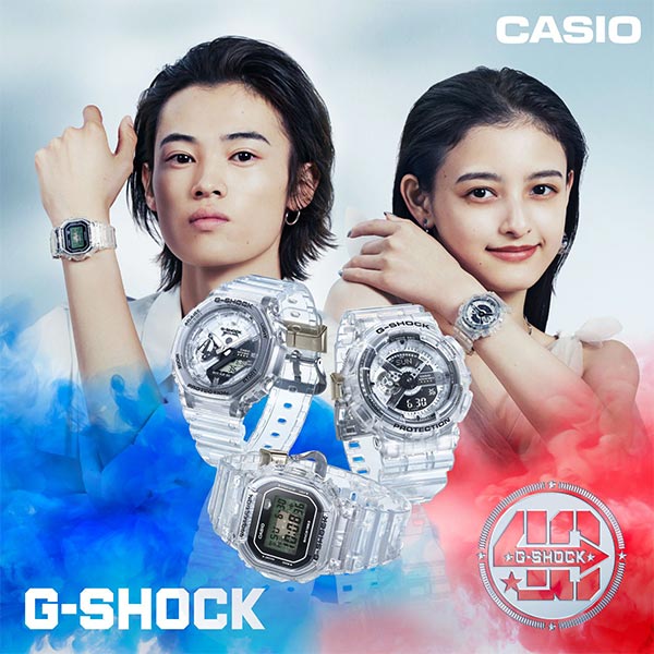 カシオ Gショック G-SHOCK 40th Anniversary Clear Remix GMA-S114RX-7AJR ユニセックス