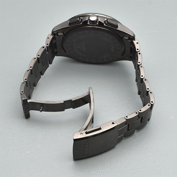 【お得な美品中古あり】シチズン アテッサ ATTESA ダイレクトフライト ムーンフェイズ Black Titanium Series BY1006-62E メンズ