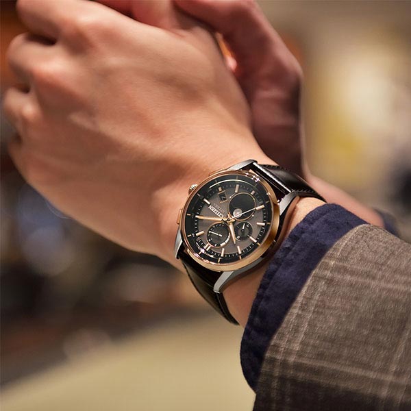 シチズン アテッサ ATTESA ダイレクトフライト ムーンフェイズ BY1004-17X メンズ